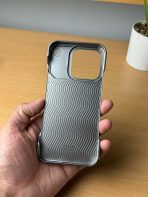 BUZZBEA Industrial Luxe Case for iPhone – Premium Metallic-Finish Minimalist Design | Integrated MagSafe Compatibility | Slim Tech-Texture Geometric Back Cover | Elegant Professional Series - Image 3