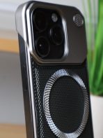 BUZZBEA Industrial Luxe Case for iPhone – Premium Metallic-Finish Minimalist Design | Integrated MagSafe Compatibility | Slim Tech-Texture Geometric Back Cover | Elegant Professional Series - Image 7