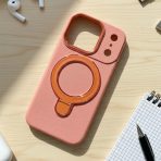 BUZZBEA Luxe Series Case for iPhone – Designer TechWoven & Carbon Fiber Texture | Integrated MagSafe Foldable Kickstand | Metallic Lens Protection | Premium Shockproof Back Cover - Image 2