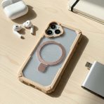 BUZZBEA Rugged Shield Armor for iPhone – Military-Grade Tough Case with Integrated MagSafe Foldable Kickstand | Reinforced Corner Protection | Translucent Shockproof Tactical Back Cover - Image 11