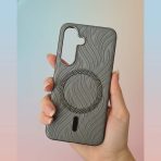 BUZZBEA Art-Textured Series Case for Samsung Galaxy S24 & S25 Series – Premium Embossed Flow Design MagSafe Compatible Back Cover | Slim Luxury Shockproof Designer Case - Image 5