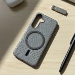 BUZZBEA Art-Textured Series Case for Samsung Galaxy S24 & S25 Series – Premium Embossed Flow Design MagSafe Compatible Back Cover | Slim Luxury Shockproof Designer Case - Image 2