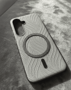 BUZZBEA Art-Textured Series Case for Samsung Galaxy S24 & S25 Series – Premium Embossed Flow Design MagSafe Compatible Back Cover | Slim Luxury Shockproof Designer Case - Image 4