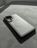 BUZZBEA Executive Leather Series Case for Samsung Galaxy S24 & S25 Series – Premium Stitched Vegan Leather MagSafe Compatible Back Cover | Slim Luxury Shockproof Business Case - Image 4