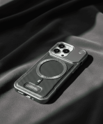 BUZZBEA Industrial Luxe Case for iPhone – Premium Metallic-Finish Minimalist Design | Integrated MagSafe Compatibility | Slim Tech-Texture Geometric Back Cover | Elegant Professional Series - Image 10