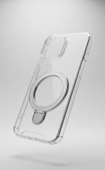 BUZZBEA Crystal Clear MagSafe Case for iPhone – Camera Lens Protectors in the Box | Hidden Foldable Metallic Kickstand | Anti-Yellowing Slim Shockproof Back Cover - Image 5