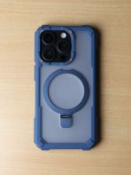 BUZZBEA Rugged Shield Armor for iPhone – Military-Grade Tough Case with Integrated MagSafe Foldable Kickstand | Reinforced Corner Protection | Translucent Shockproof Tactical Back Cover - Image 6