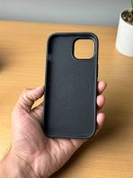 BUZZBEA Minimalist Leather Series for iPhone – Premium Plain Matte Finish Case | Integrated MagSafe Compatibility | Slim Luxury Executive Back Cover | High-Grade Synthetic Leather Shield - Image 3