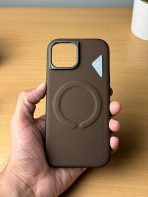 BUZZBEA Minimalist Leather Series for iPhone – Premium Plain Matte Finish Case | Integrated MagSafe Compatibility | Slim Luxury Executive Back Cover | High-Grade Synthetic Leather Shield - Image 2