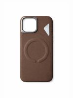 BUZZBEA Minimalist Leather Series for iPhone – Premium Plain Matte Finish Case | Integrated MagSafe Compatibility | Slim Luxury Executive Back Cover | High-Grade Synthetic Leather Shield