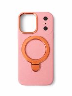 BUZZBEA Luxe Series Case for iPhone – Designer TechWoven & Carbon Fiber Texture | Integrated MagSafe Foldable Kickstand | Metallic Lens Protection | Premium Shockproof Back Cover