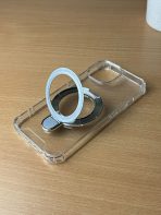 BUZZBEA Crystal Clear MagSafe Case for iPhone – Camera Lens Protectors in the Box | Hidden Foldable Metallic Kickstand | Anti-Yellowing Slim Shockproof Back Cover - Image 4