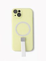 BUZZBEA Pastel Series for iPhone – Soft-Touch Matte MagSafe Case with Integrated Hand Strap Stand | 6 Vibrant Colors | Precision Camera Lens Protection | Slim Shockproof Liquid Silicone Style Cover - Image 4
