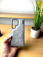 BUZZBEA Executive Leather Series Case for Samsung Galaxy S24 & S25 Series – Premium Stitched Vegan Leather MagSafe Compatible Back Cover | Slim Luxury Shockproof Business Case - Image 2