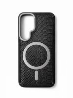 BUZZBEA Crocodile Texture Case for Samsung Galaxy S24 & S25 Series – Premium Embossed Leather MagSafe Compatible Back Cover | Slim Luxury Shockproof Designer Case