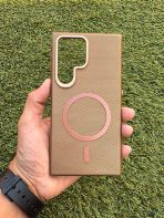 BUZZBEA Elite Series for Samsung Galaxy S24 & S25 – Premium Tech-Fabric & Jacquard Texture Cases | Integrated MagSafe Compatibility | Metallic Camera Protection | Slim Executive Armor - Image 4