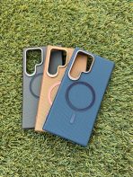 BUZZBEA Elite Series for Samsung Galaxy S24 & S25 – Premium Tech-Fabric & Jacquard Texture Cases | Integrated MagSafe Compatibility | Metallic Camera Protection | Slim Executive Armor - Image 7