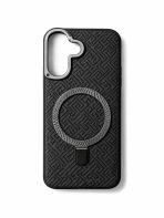 BUZZBEA Luxe Texture Series Case for Samsung Galaxy S24 & S25 Series – Premium Jacquard & Embossed Fabric MagSafe Compatible Back Cover | Metallic Camera Shield | Slim Shockproof Executive Case